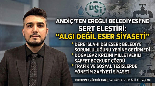 "Dere Islahı DSİ’nin Eseridir, Belediye Sorumluluğunu Yerine Getirmedi"