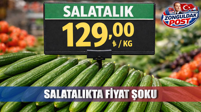 Salatalıkta Fiyat Şoku: Kilosu 129 Lirayı Gördü