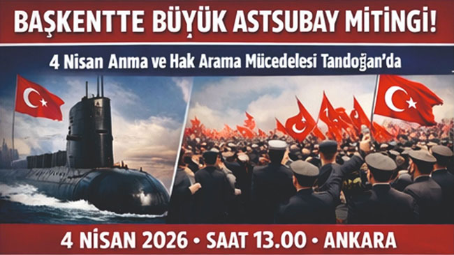 Emekli Astsubaylar’dan Deniz Şehitleri Anma Töreni ile Hak, Onur ve Adalet Haykırışı