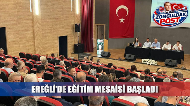 Karadeniz Ereğli’de Eğitim Kurumu Müdürleri Yeni Dönem İçin Toplandı