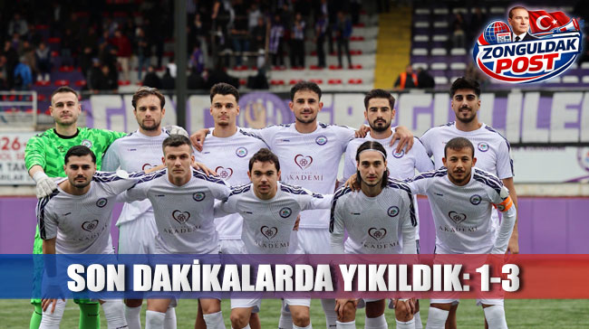Karadeniz Ereğli 1980 Spor, Beykoz Anadoluspor'a Son Dakikalarda Teslim Oldu: 1-3