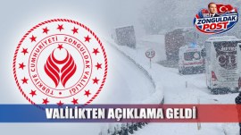 Zonguldak Valiliğinden Açıklama