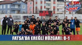 Fatsa Belediyespor: 0 - Karadeniz Ereğli Belediyespor: 1
