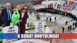 6 Şubat Depremlerinde Hayatını Kaybedenler Karadeniz Ereğlide Anıldı