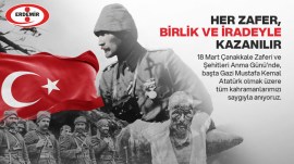 Erdemir 18 Mart Çanakkale Zaferi İlanı