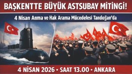 Emekli Astsubaylardan Deniz Şehitleri Anma Töreni ile Hak, Onur ve Adalet Haykırışı