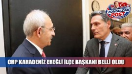 CHP Karadeniz Ereğli İlçe Başkanı Sevdekar Aras Oldu