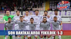 Karadeniz Ereğli 1980 Spor, Beykoz Anadoluspor'a Son Dakikalarda Teslim Oldu: 1-3