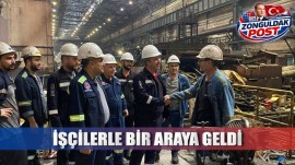 Türk Metalden Erdemir İşçilerine Moral Ziyareti