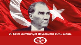 Erdemirin 29 Ekim Cumhuriyet Bayramı Kutlama İlanı